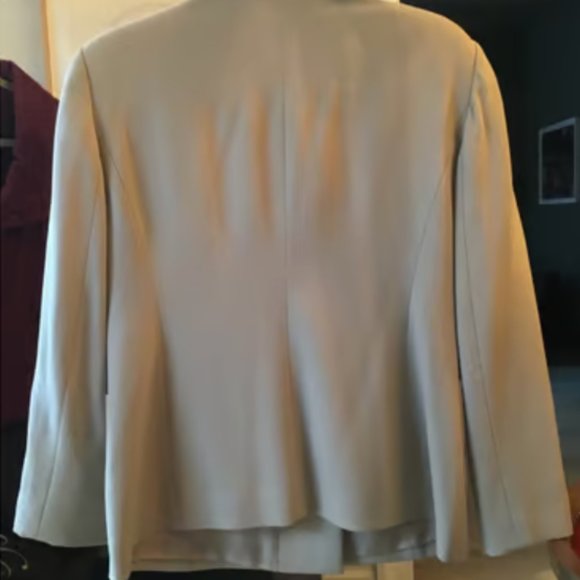 Emporio Armani Light Khaki Formal Button Up Jacket / Coat Size 46 - Picture 4 of 4